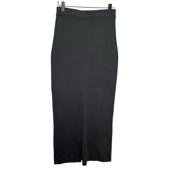 Lauren Vidal Wool Blend Knit Maxi Skirt Size Small - Picture 3 of 8